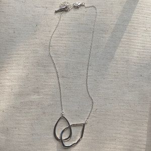 NEW Cloe + Isabel interlocking double teardrop necklace